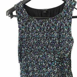 Women’s Cocktail Tiered Floral Dress, Size Small